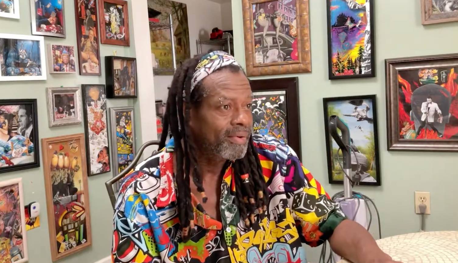 Link to YouTube video interview with artist Henry A. Brown